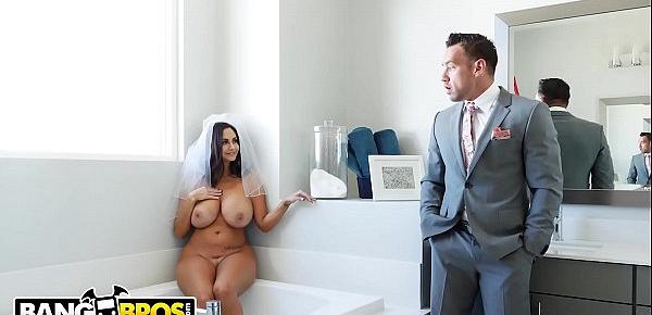  BANGBROS - Big Tits MILF Ava Addams Fucks The Best Man On Her Wedding Day
